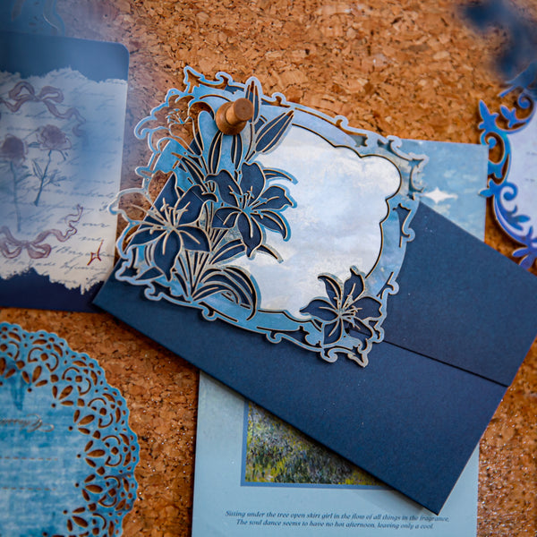 Ophelias Poetry Lace Background Paper