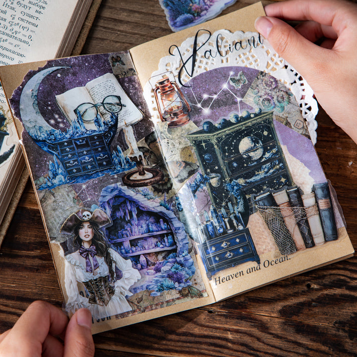 PET Stickers Magic Cabinet Fantasy Scenery gothic theme decorative