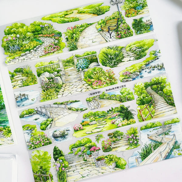 PET Tape Garden Path Flower Plant Decorative Tape
