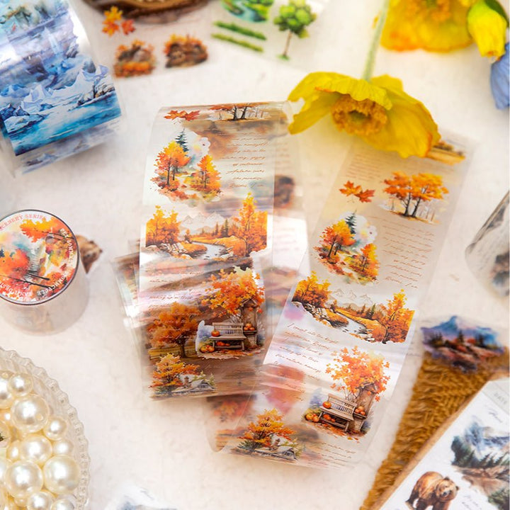 PET Tape The Scenery of the Journey City and Countryside View