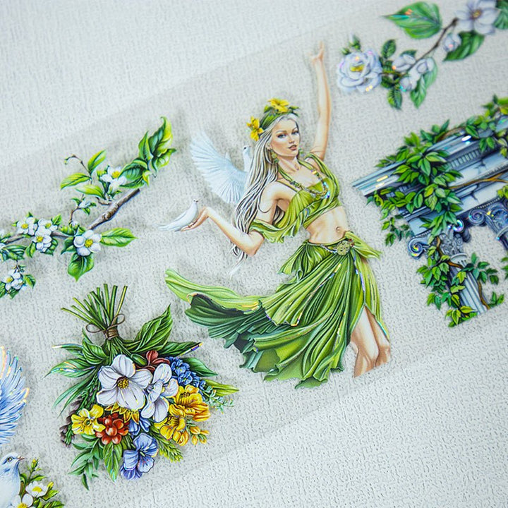 PET Tapes Peace Theme Retro Decorative Tape