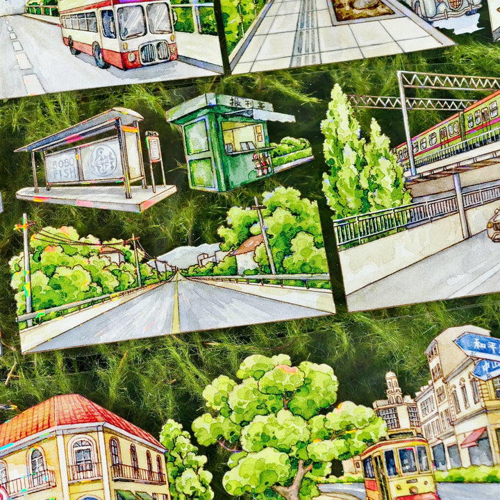 PET Tapes Scenic Creation Highway 66 Journal Creative Scenery Tape