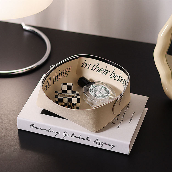PU Leather Storage Basket for Fashion and Daily Life Elegant Leather Basket