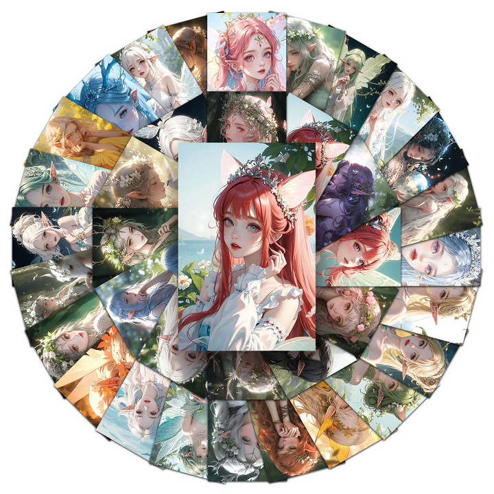 PVC Stickers Magic Girl Fantasy