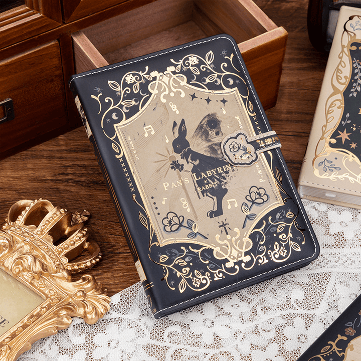 Pan's Labyrinth Gothic Notebook Flatlay Style
