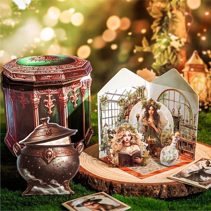 Pandora Box Retro Stickers Artistic Elements