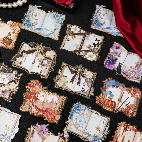 Paper Dream Cloud Book Gothic Stickers Close-up Image