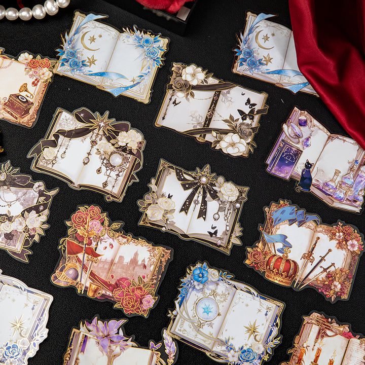 Paper Dream Cloud Book Gothic Stickers Close-up Image