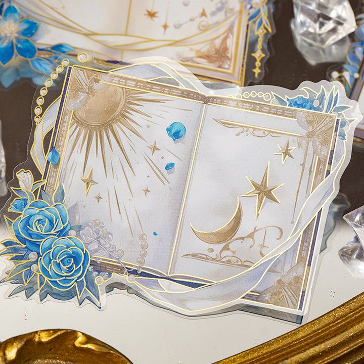 Paper Dream Cloud Book Gothic Stickers Gold Foil Collage Design