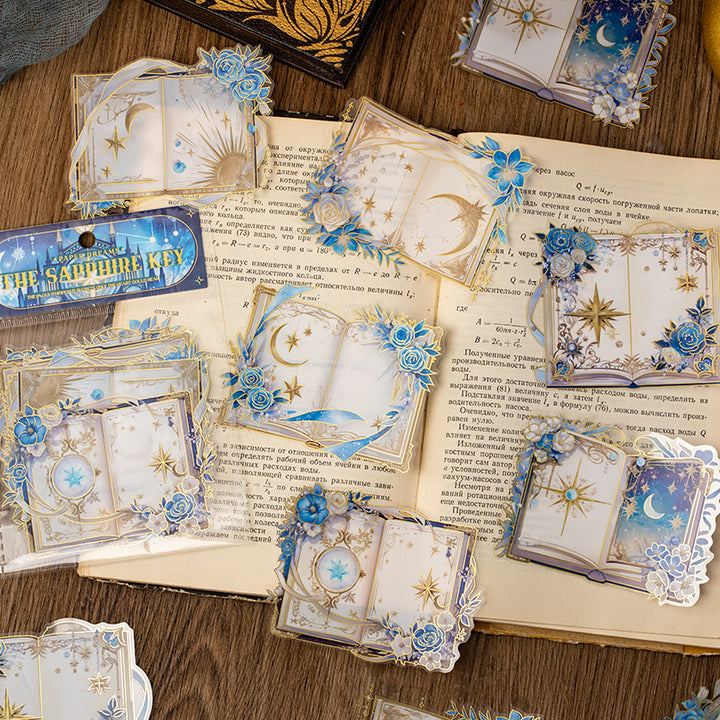 Paper Dream Cloud Book Gothic Stickers Retro Detailed Image