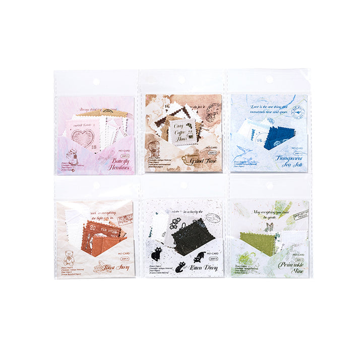 Paper Stamp Series Postage Look for DIY Projects
