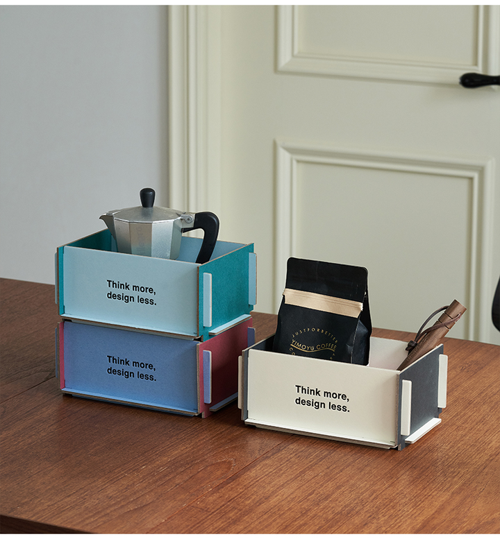 Paper Storage Box Eco-friendly Material Perfect for Desk Storage