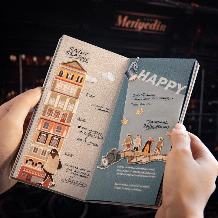 Paper cafe Vintage Coffee Embossed Journal Retro Design Notebook