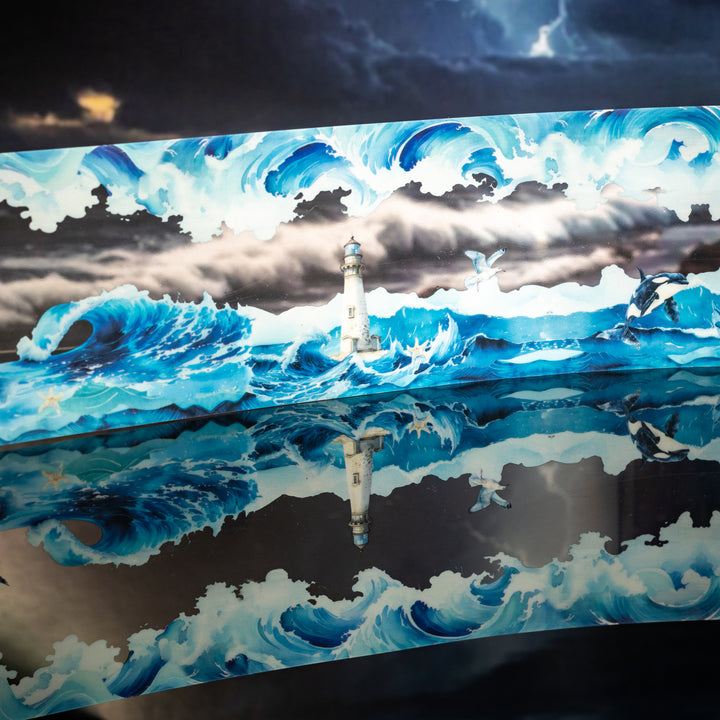Parallel Scenery PET Tapes Sky City Countryside Decorative Tape
