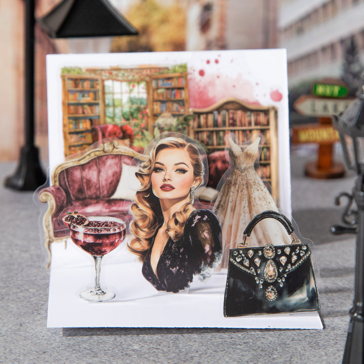 Paris Salon Art Style Journal Stickers Set