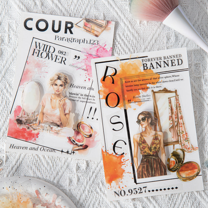 Paris Salon PET Stickers Fashion Collection