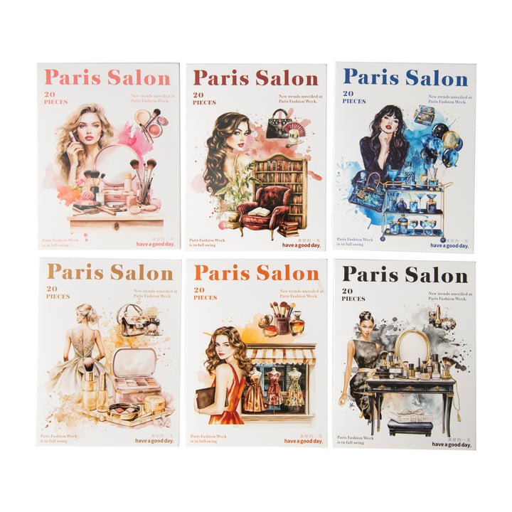 Paris Salon PET Stickers for Collage Art
