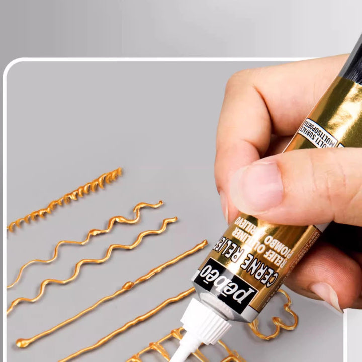 Pebeo glass outliner 3D effect suitable for ceramic painting