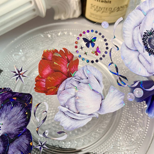 Phantom Lotus Floral Tape Gothic Botanical Tape
