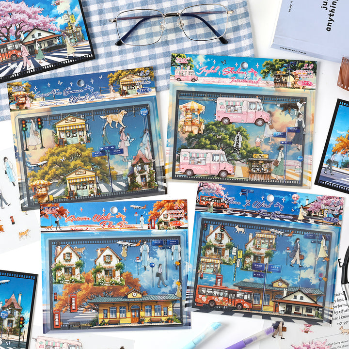 Phantom of Time Stickers Daily Moments Suitable for Art Projects