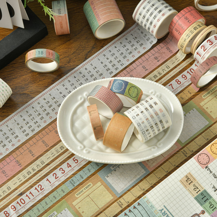 Pick Up Time Journal Washi Tape Decorative Writable Planner Stickers