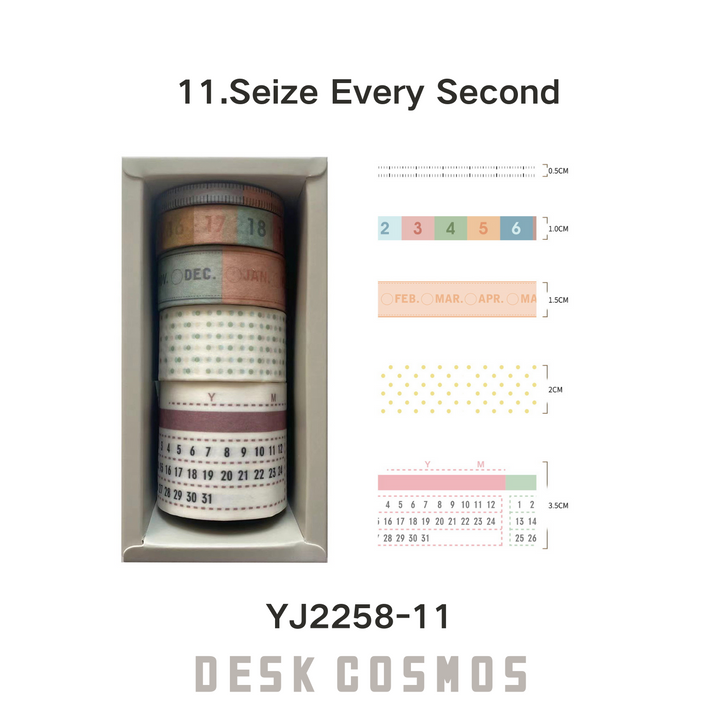Pick Up Time Seize the Moment Washi Tape Perfect for Planning
