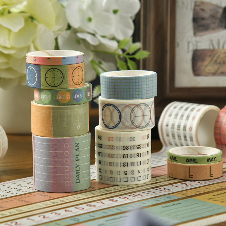 Pick Up Time Washi Tape Set Scrapbooking DIY Art Projects