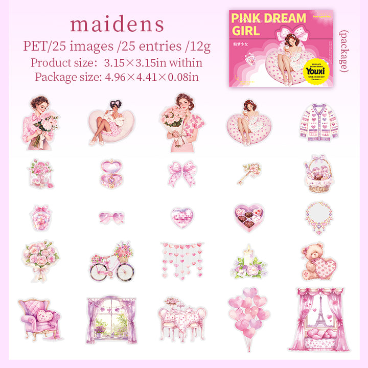 Pink Dream Girl Maidens Girl Theme