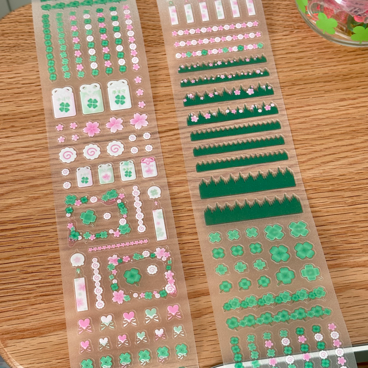 Plant PET Tapes Sweet Flash Sand Best for Crafting