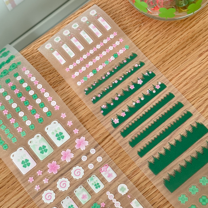 Plant PET Tapes Sweet Flash Sand Great for Journals