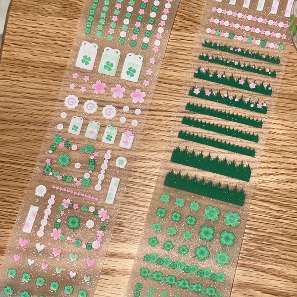 Plant PET Tapes Sweet Flash Sand Perfect for Personalizing