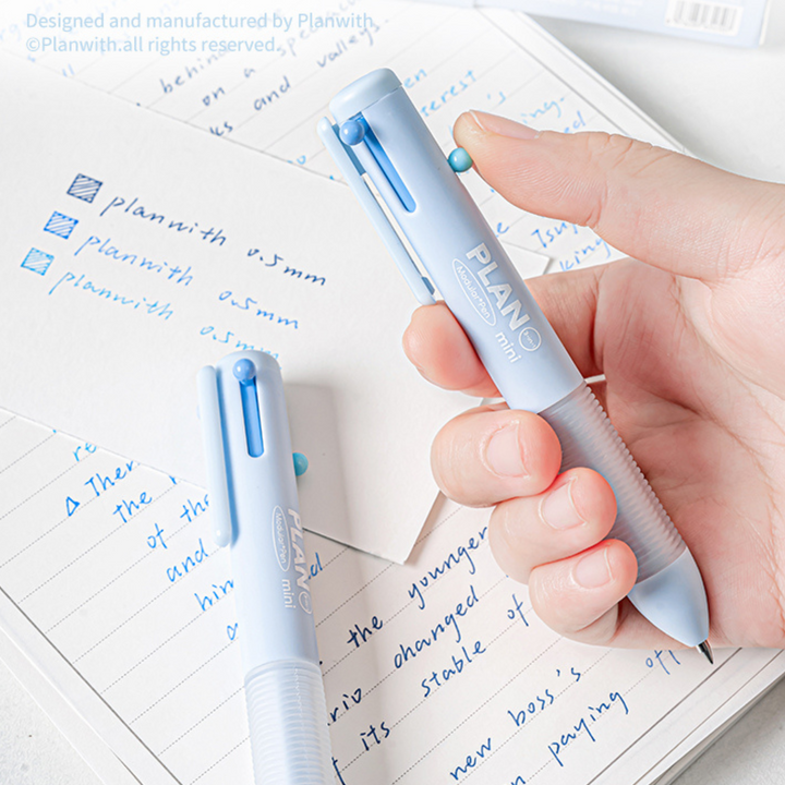 Plumpy Multicolor Gel Pen Mini Series 3 in 1 Ideal for Journaling