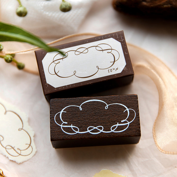 Poetic Romance DIY Wooden Stamp for Art Journaling