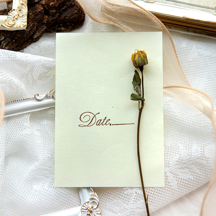 Poetic Romance Frame and Border Stamp for Hand Lettering