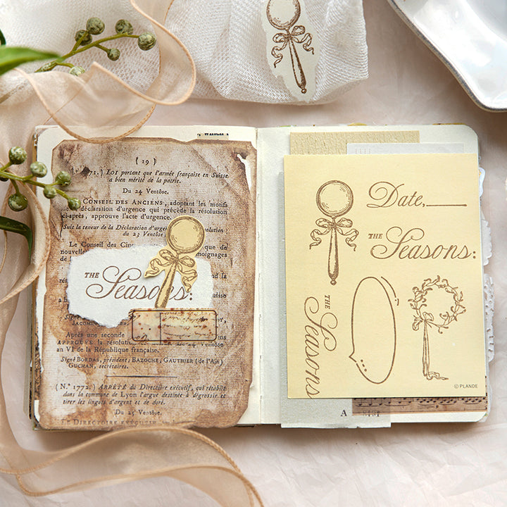 Poetic Romance Stamp Set for Handcrafted Art Lovers

