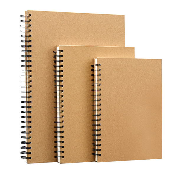 Portable Minimalist Sketchbook with Thick Paper for Watercolor and Drawing