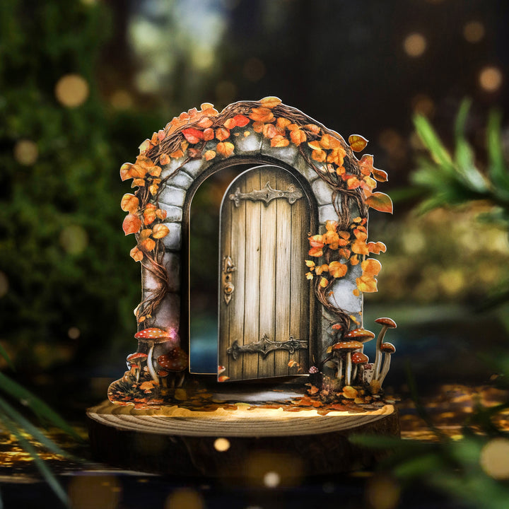 Portal Stickers Time Space Portal handmade craft floral scenery