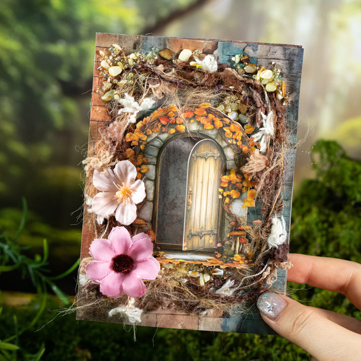 Portal Stickers Time Space Portal vintage scenery creation set