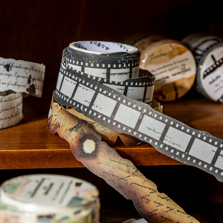 Private Archives Vintage Washi Tape Textured Background Tape Journal Tape
