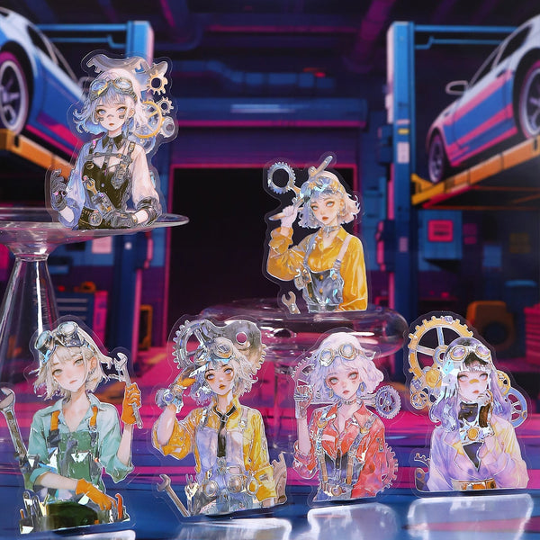 Professional Experience Hobby Girl PET Stickers Japanese Style