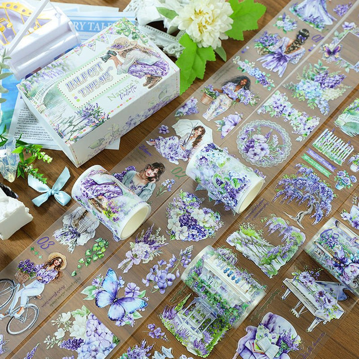 Purple Vibe PET Tape Elegant for Collage Pages