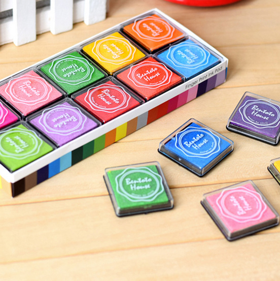 Rainbow Ink Pad Candy Cube Set basic background tools