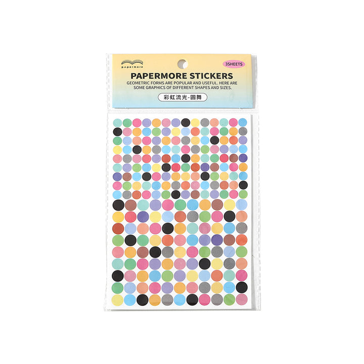 Rainbow Light Planning Polka Dots Ideal For Creative Journals