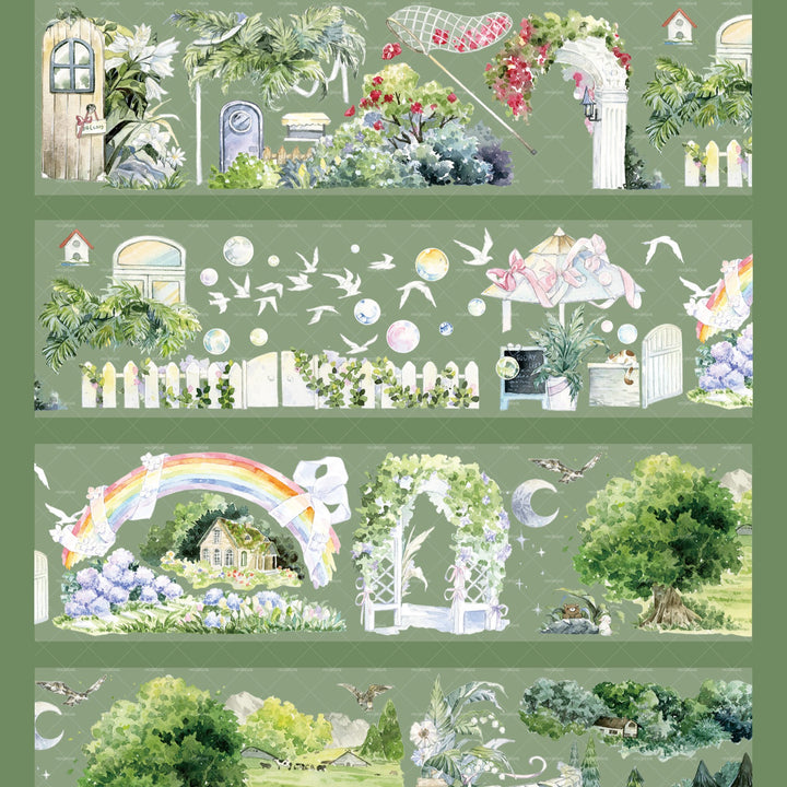 Rainbow Smile PET Tapes Creative Scrapbooking Supplies