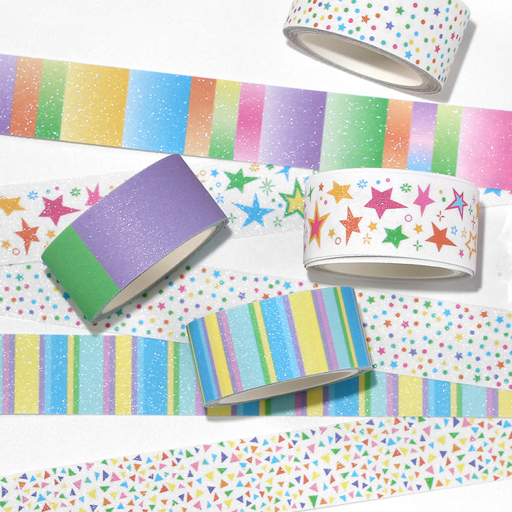 Rainbow Wishes DIY Tape Great for Paper Crafts