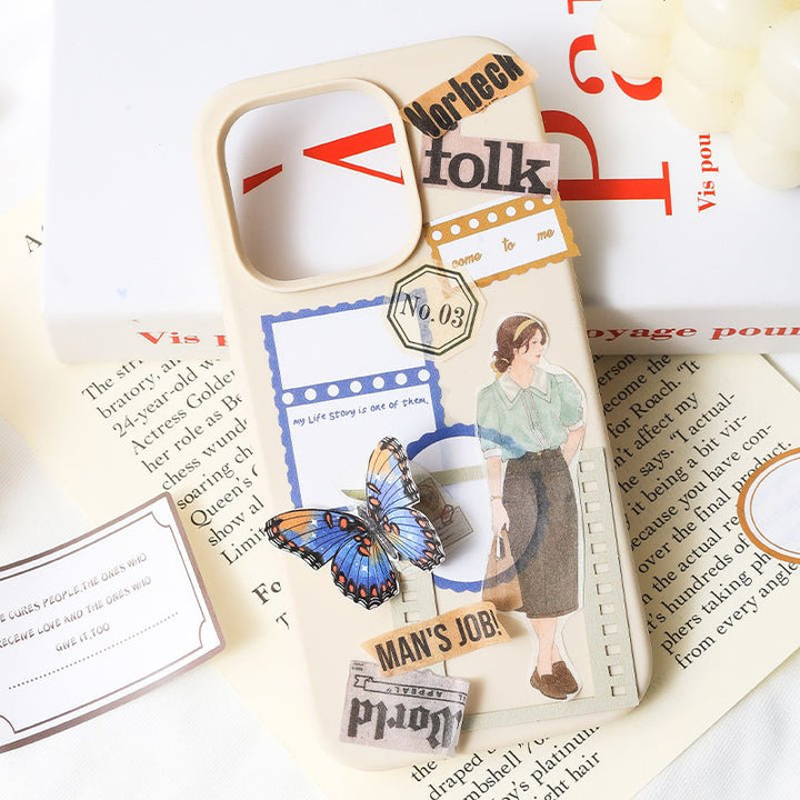 Random Mood Ticket Frame Stickers Perfect Match for Diary Lovers