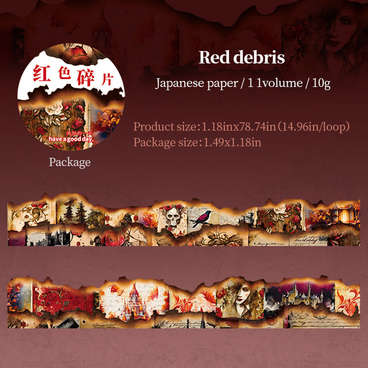 Red Debris Magic Stickers