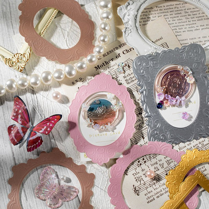 Relief Photo Frame Journal Material for Artistic Planning