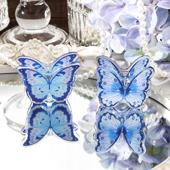 Retro Acrylic Butterfly Clip | Elegant Planner Paper Clip