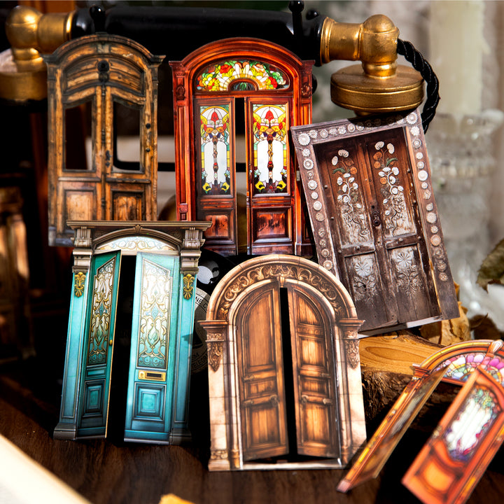 Retro Gate Vintage Decorative Door Frame Stickers